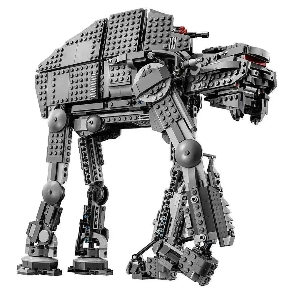 HOT TOY 1376PCS Star Space Movie Assault Walker – Creative DIY Building Toy, Compatible with 75189 for Children's Birthday