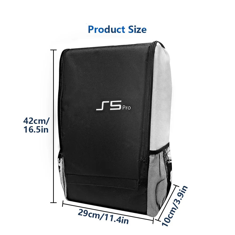 Carrying Case for PS5 Pro Gaming Console – Portable Storage Bag, Backpack & Organizer for Travel & Accessories