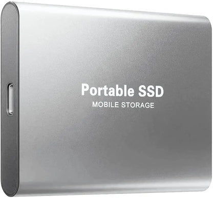 USB 3.0 Type-C SSD External Hard Drive 500GB/1TB/2TB - Ultra-Fast 1.8" Portable Storage for Laptops & Desktops