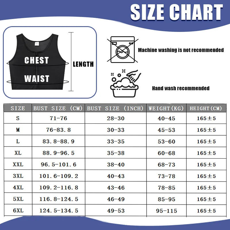 Bandage Chest Binder – Cotton Trans & Tomboy Breast Binder, Super Flat Underwear Sportswear for Lesbian & Gender Expression