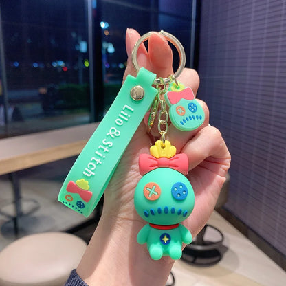 Kawaii Anime Disney Toy Story Keychain – Cartoon Doll Pendant Keyring for Kids, Personalized Gift