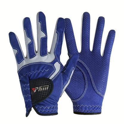 PGM Professional Golf Gloves – Breathable Microfiber, Non-Slip Grip for Club Swing & Putting Training