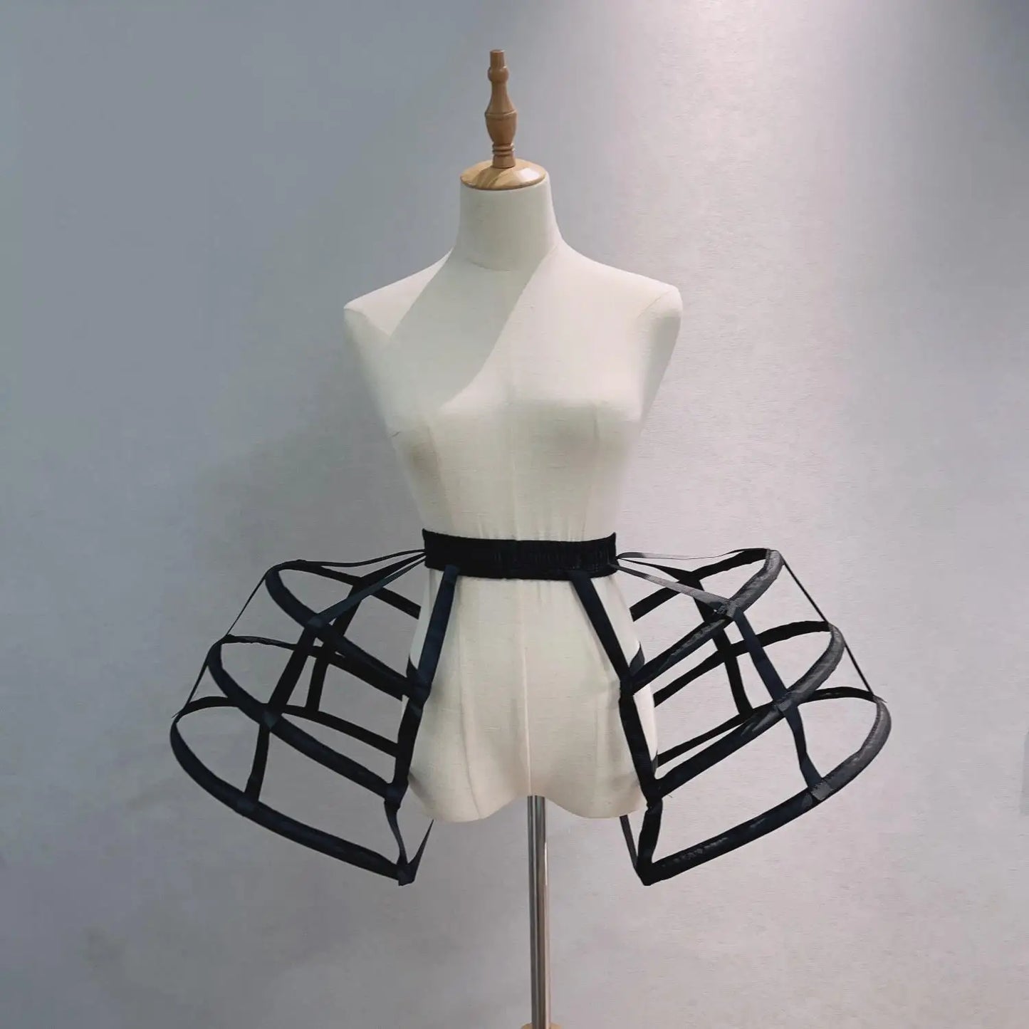 Women’s Baroque Pannier Petticoat – Victorian Bustle Hoop Skirt Underskirt Crinoline for Vintage Cosplay