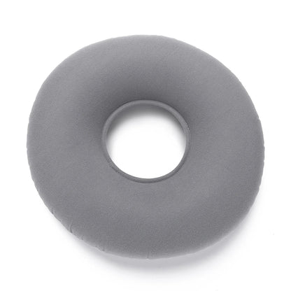 35cm Inflatable Hip Support Cushion – Medical Hemorrhoid Donut Seat Pad with Pump, Anti-Bedsore Round Massage Pillow