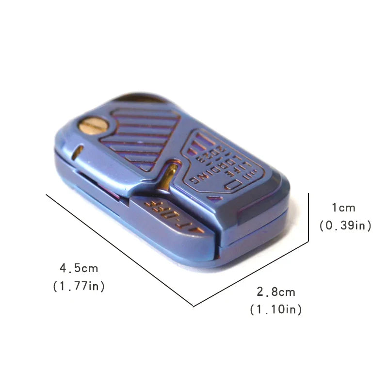 01EDC Metal Fidget Slider – Anti-Anxiety Stress Relief Toy for Adults & Kids, ADHD Office Desk Tool Gift