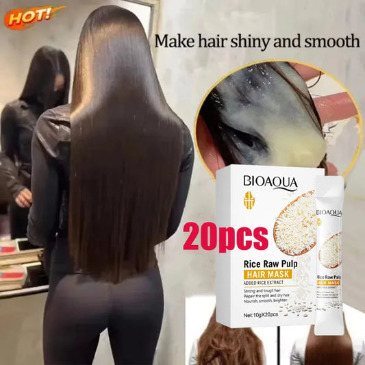 Natural Repair Hair Mask – Professional Treatment for Dryness, Split Ends, Damage, Frizz & Tangles, 5-Second Soft Smooth Care