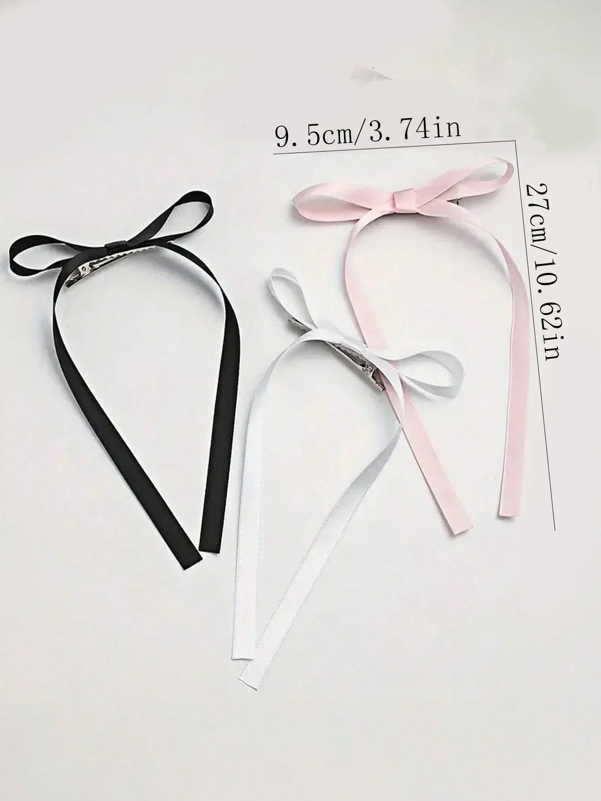 Bow Ribbon Hair Clips - Sweet Fashion Hair Accessories for Women & Girls