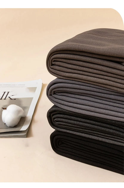 Women’s Thicken Thermal Fleece Leggings – High Waist Winter Tights, Slim Elastic Pantyhose