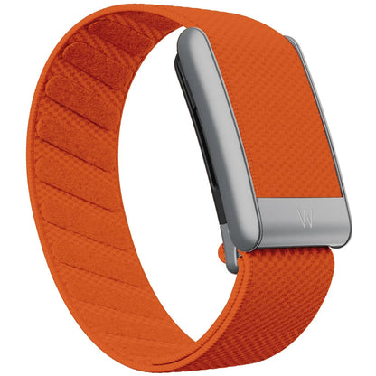 Whoop 5.0 Compatible Nylon Wristband - Black, Silver & Gold Woven Elastic Sports Replacement Strap