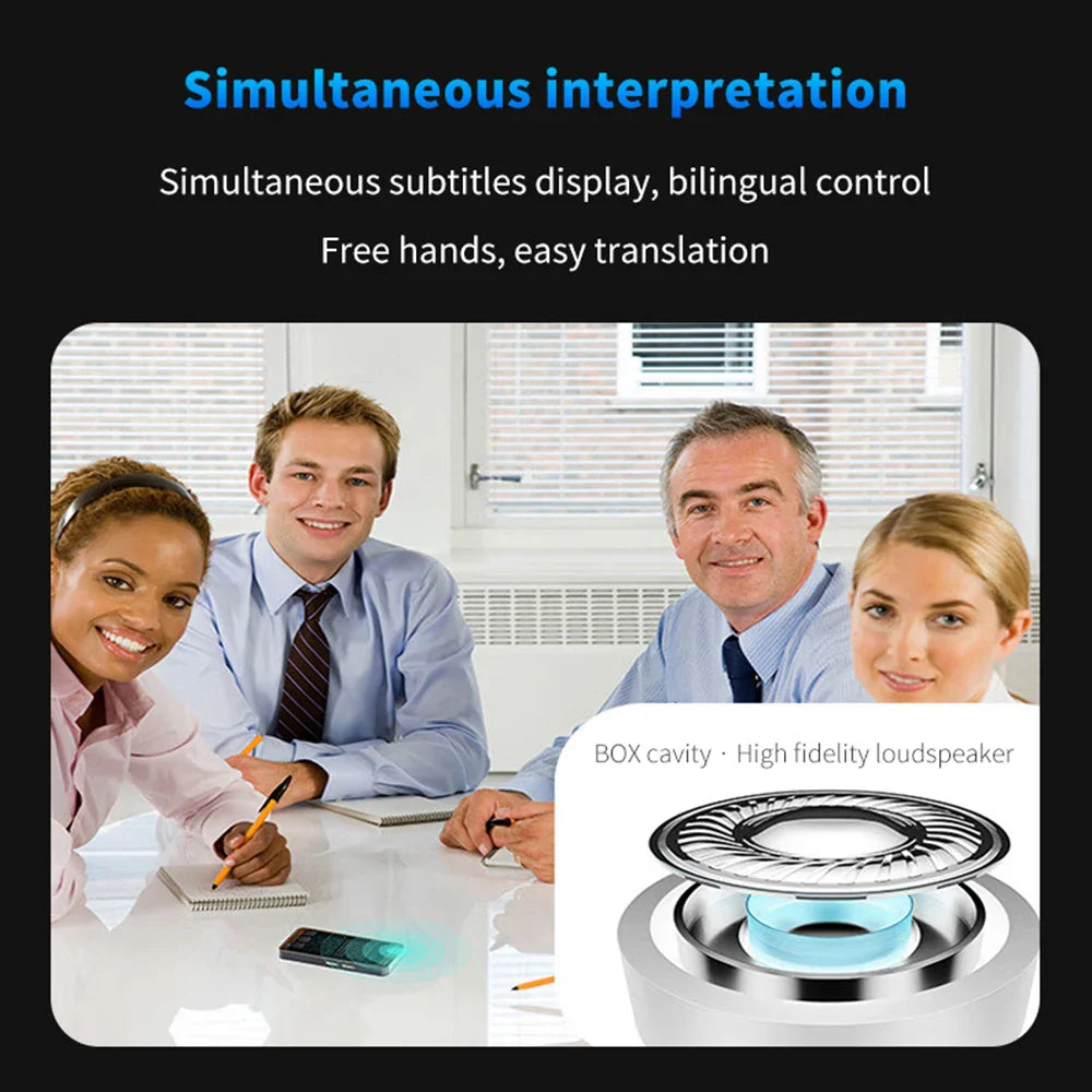 S85 Pro Language Translator Device – 138 Languages, Voice & Video Recording, Offline Translation, 8GB, 2000mAh
