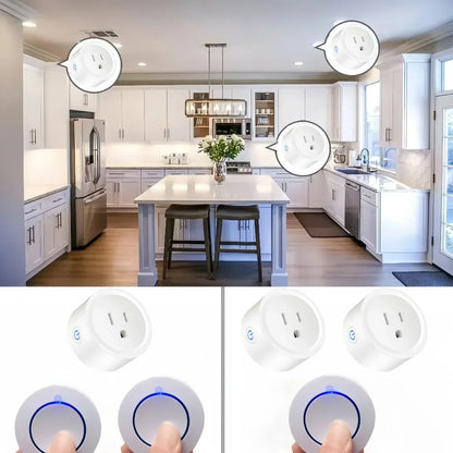 433MHz Wireless Remote Control Power Outlet Plug 15A 3000W – US Standard RF Socket for Lights, Fans & Home Appliances