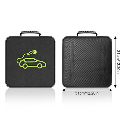 Waterproof Electric Car Charger Storage Bag – Fire Retardant EV Charging Cable & Socket Carry Case