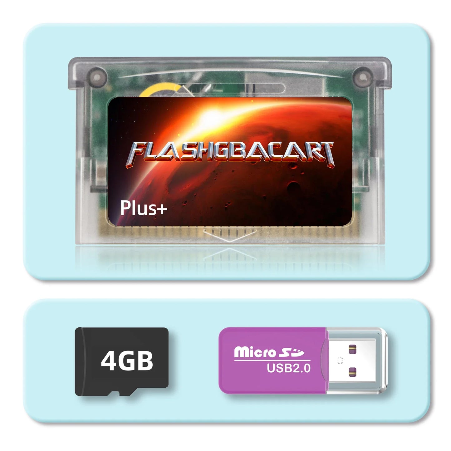 REMANK V1.5 Flash GBA Cart — 100+ Retro Games Cartridge with RTC 1M Flash, Compatible with GBA, GBC, GB, NES & DS