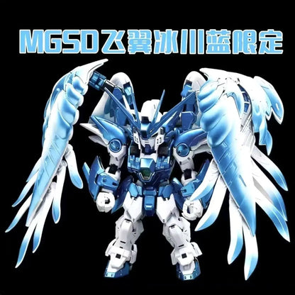 MGSD Wing Zero Glacier Blue Limited Edition – Mech Assembly Model Kit, Action Figures & Collectible Puzzle Toy for Boys