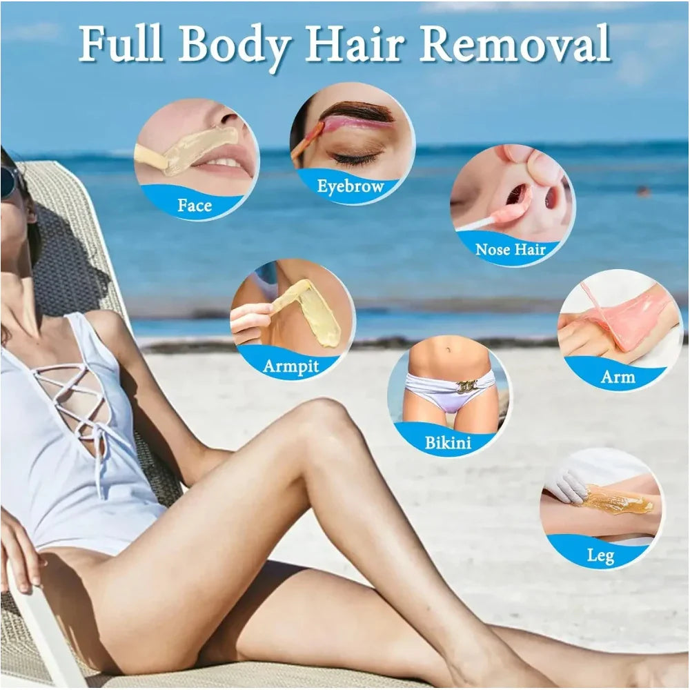 Portable Wax Heating Device – Rapid Heating Epilator for Full Body Hair Removal