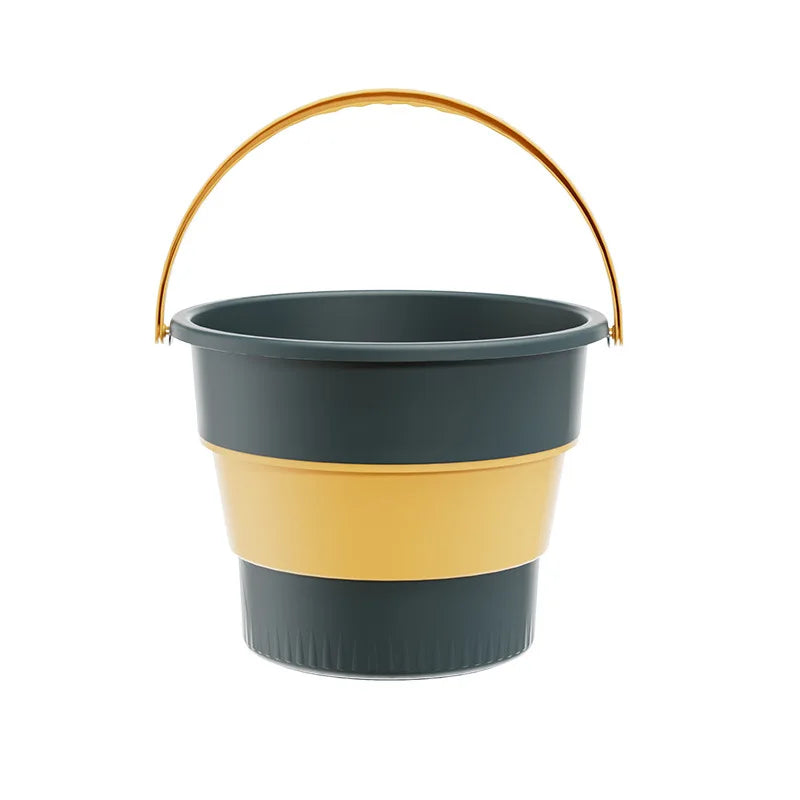 Portable Foldable Silicone Bucket - 5/10/17L Collapsible Basin for Camping, Laundry, Car Wash, Fishing & Household Use