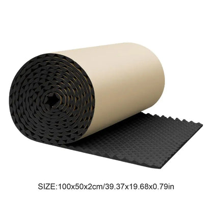 Self-Adhesive Sound Absorbing Acoustic Panels Waterproof Soundproof Pads for Car & Studio