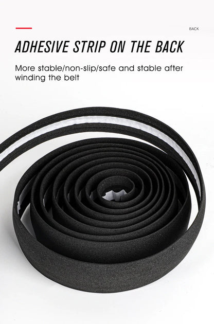 WEST BIKING EVA High Tenacity Handlebar Tape — Shock Absorbing Adhesive Bar Tape with Holes for Road Bikes