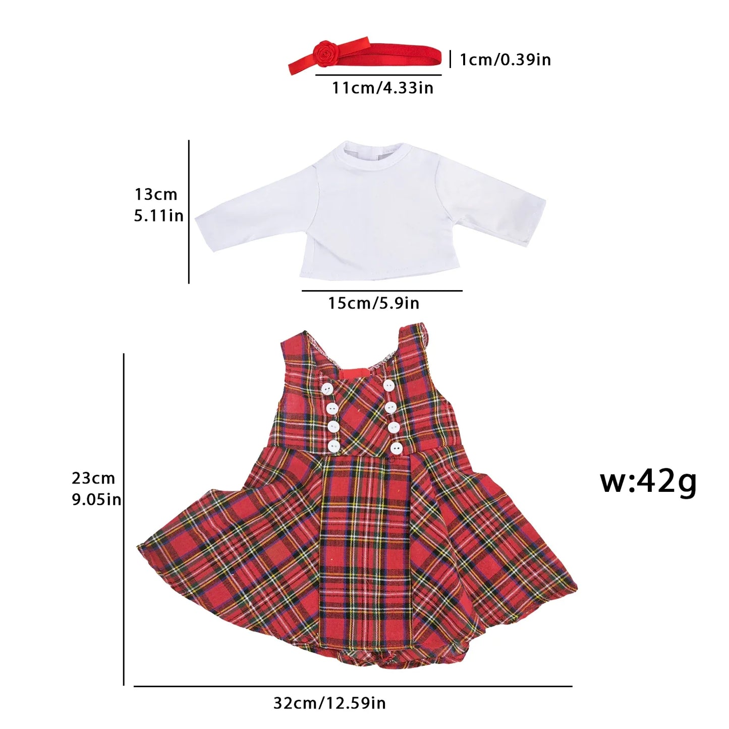 Doll Clothing Set – Firefighter, Student, Graduation, Artist & Athlete Outfits for 18-Inch American & 43cm Baby Newborn OG Girl Dolls