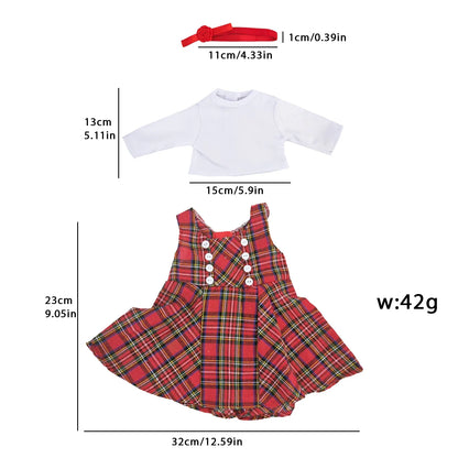 Doll Clothing Set – Firefighter, Student, Graduation, Artist & Athlete Outfits for 18-Inch American & 43cm Baby Newborn OG Girl Dolls