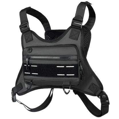 Sports Chest Bag – Lightweight Waterproof Running Vest with Pocket, Phone Holder & Large Capacity Tactical Front Pack