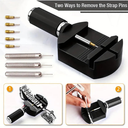 Universal Watch Strap Remover Tool: Metal Bracelet Intercept Removal and Steel Strap Belt Installation - Watch Repair Tools