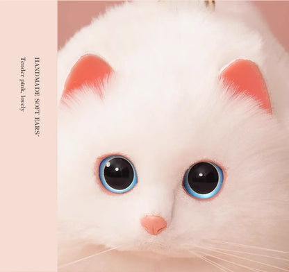 One Shoulder Small Messenger Bag – Handmade Plush Cat Design for Women Autumn Winter