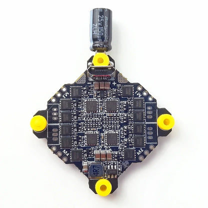 DarwinFPV F411 AIO Flight Controller – Whoop Blheli_S Betaflight F4 with 15A OSD BEC 1-3S 4-in-1 ESC for FPV Racing Drones
