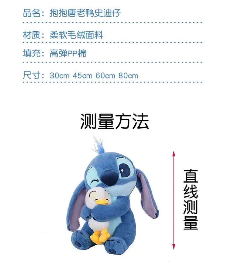 30/45cm Disney Stitch & Lilo Plush Dolls – Cute Donald Duck Stuffed Toys for Kids’ Birthday Gifts & Home Decoration