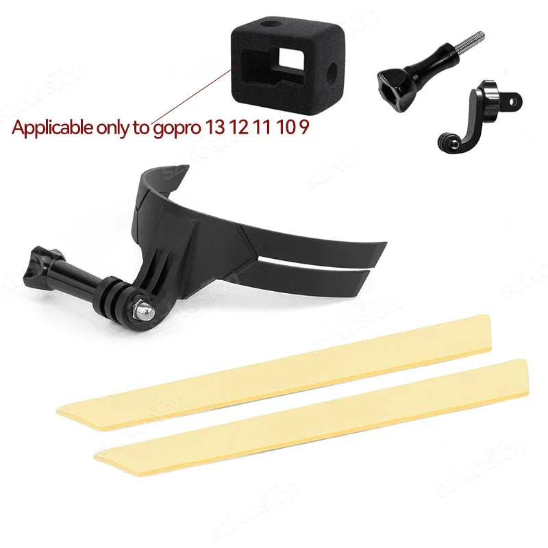 Motorcycle Helmet Chin Mount – Action Camera Holder for DJI Osmo Action & GoPro 8–13, Full Face Riding Gear Accessory