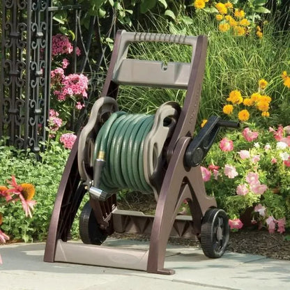 Suncast 175 ft. Hosemobile Hose Reel Cart – Mocha & Taupe