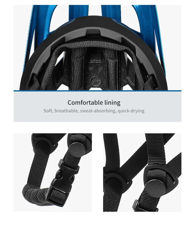 BATFOX MTB Cycling Helmet — Integrally-Molded Mountain Bike Helmet for Speed & Safety