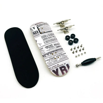 Creative Mini Finger Skateboard – Colorful Maple Fingerboard with Double Rocker, Sport Bearings & Palm Slide Board
