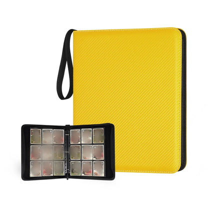 900 Pocket Card Binder with Zipper - Double-Sided Card Holder Case for TCG/CCG Card Storage (Black)