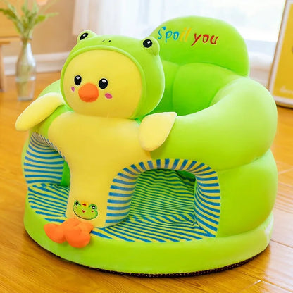 Baby Learning Sit Sofa Chair - Safe Backrest Support Seat for Infants, Anti-Fall Toddler Practice Sitting Stool