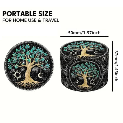 Mini 4-Layer Metal Herb Grinder — 63mm Zinc Alloy Tobacco & Dry Herb Crusher for Smoking Accessories