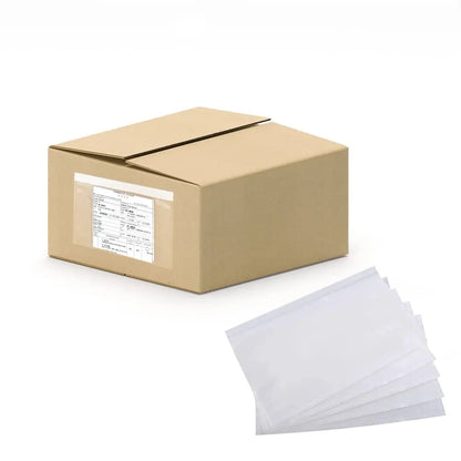 30PCS Clear Self-Adhesive Packing List Envelopes - Top Loading Shipping Label Plastic Pouches, Invoice Enclosed