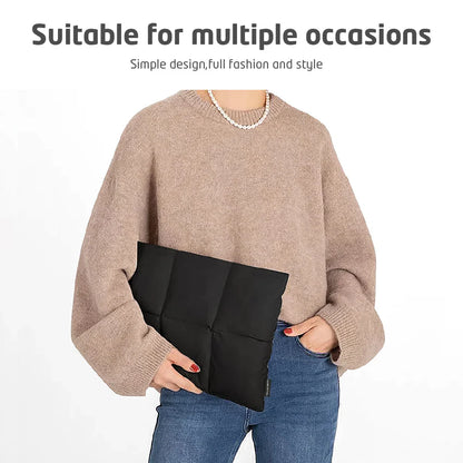 Comfy Puffy Laptop Bag 13-15 Inch — Shockproof, Ultra-Light Fluffy Notebook Sleeve for MacBook Air, Xiaomi, HP