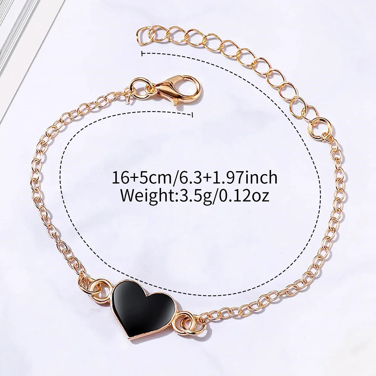 2PCS Women's Watch Set – Fashion Square Stainless Steel Band Quartz Watches with Heart Bracelet