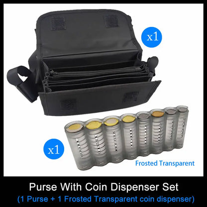 Multi-Pocket Waist Bag – Portable Euro Coin Holder & Money Storage Wallet for Waiters, Drivers & Phones