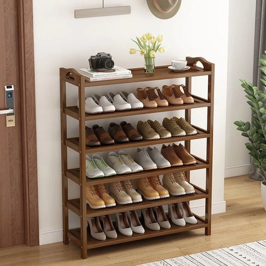 High-Quality Bamboo Shoe Rack – Durable Shoe Storage Organizer Cabinet for Home