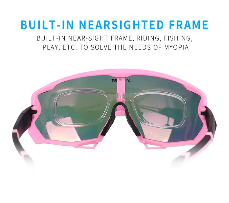 X-TIGER Polarized Cycling Glasses — Photochromic MTB & Road Bike Sunglasses for Sports