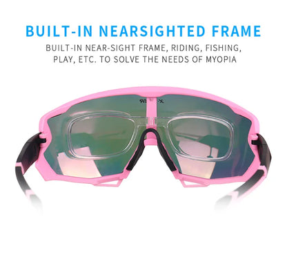 X-TIGER Polarized Cycling Glasses — Photochromic MTB & Road Bike Sunglasses for Sports