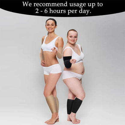 Women’s Arm Slimming Compression Sleeves – Upper Arm Shaper Wrap for Toning & Support