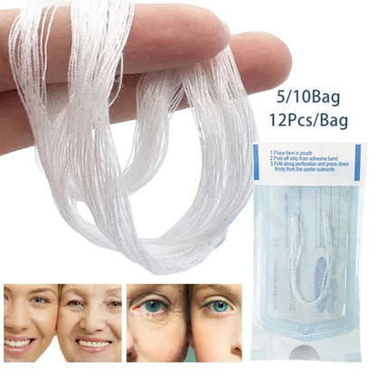 60/120PCS Gold Protein Collagen Threads – Absorbable No-Needle Anti-Wrinkle Face Filler for Lifting, Firming & Anti-Aging Skincare