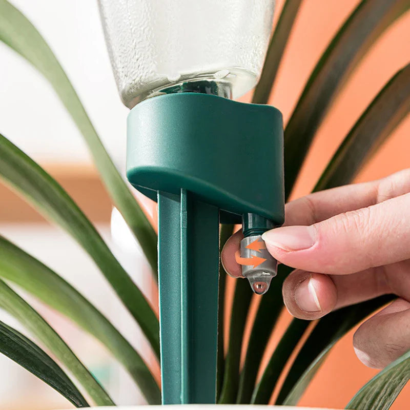 1PC Automatic Lazy Watering Drip Irrigation Dripper with Timing for Household Flower Planting