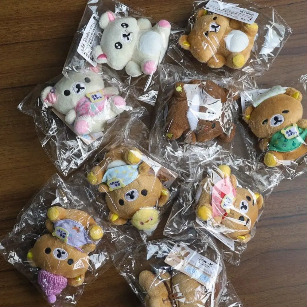 20th Anniversary Cute Bear Plush Pendant - Cartoon Baby Hug Stuffed Toy & Gift񎟂