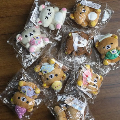 20th Anniversary Cute Bear Plush Pendant - Cartoon Baby Hug Stuffed Toy & Gift񎟂
