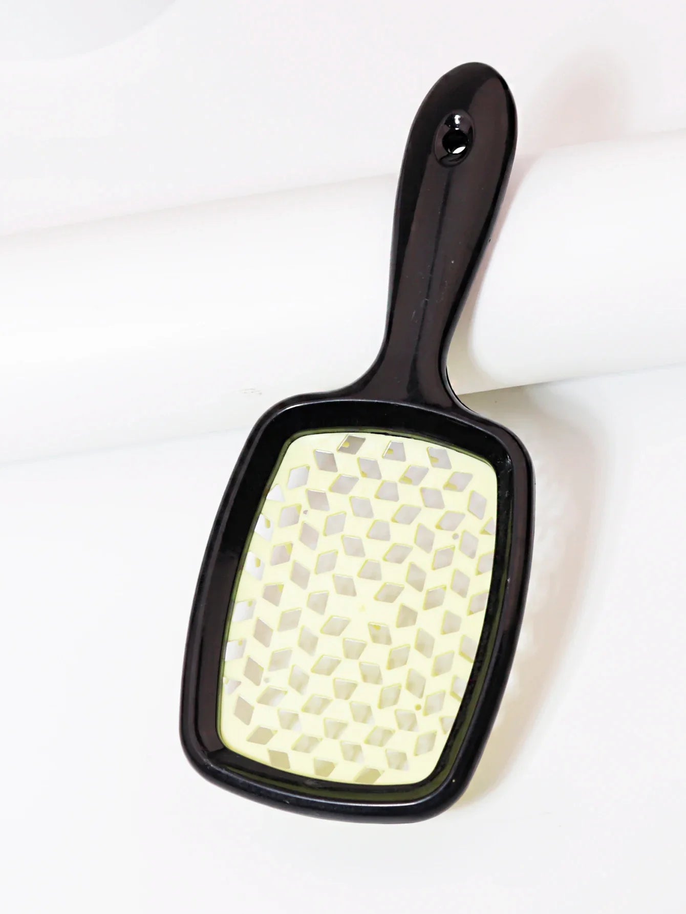 Tangled Hair Combing Massage Brush — Hollow Curly Hair Salon Brush for Real Hair & Wigs