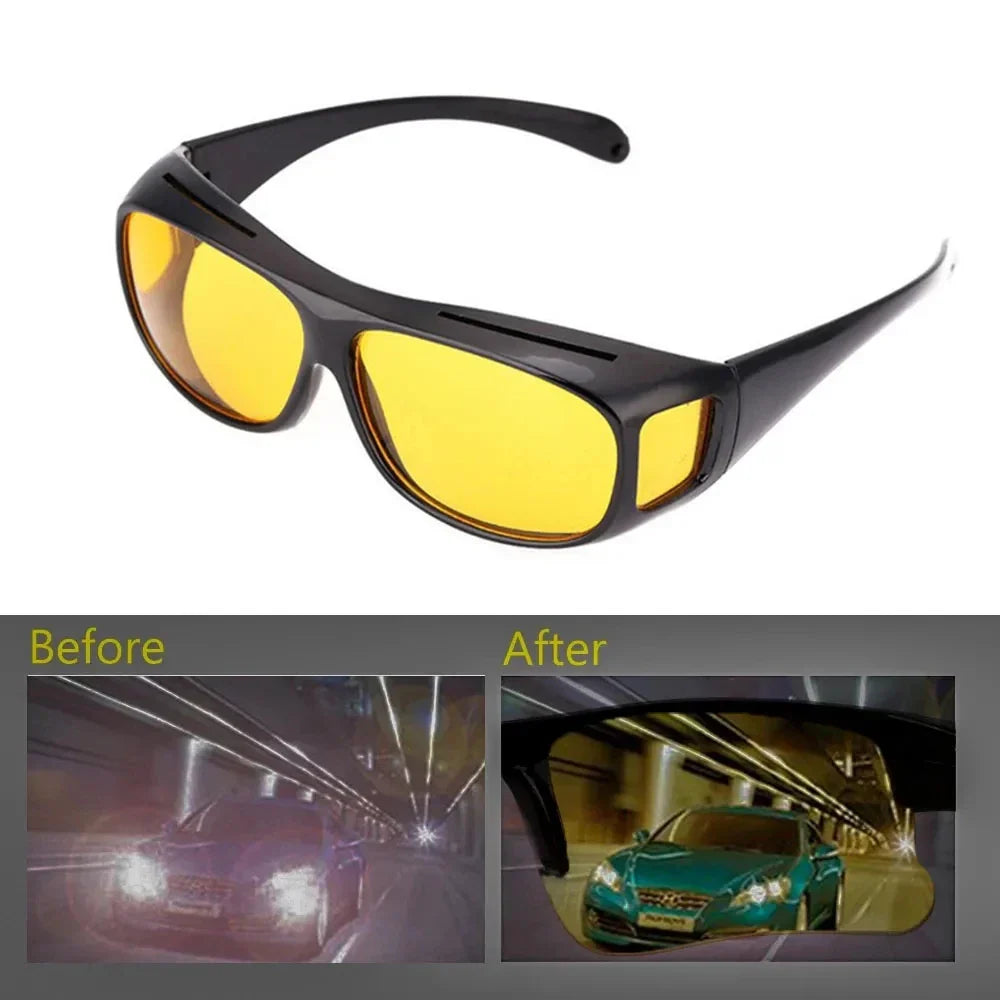 Anti-Glare Driving Goggles – Night Vision Car Sunglasses for Men & Women, UV Protection Interior Driving Safety Eyewear 2024 Edition